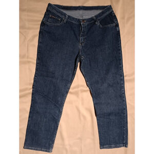 Lee Riders Jeans Women’s 18W Classic Fit Straight Leg Medium Wash 90s Mom Denim